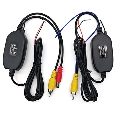 2.4Ghz Wireless Camera Video Transmitter and Receiver for Car Rear View Camera reverse backup and Car DVD Player Parking Monitor