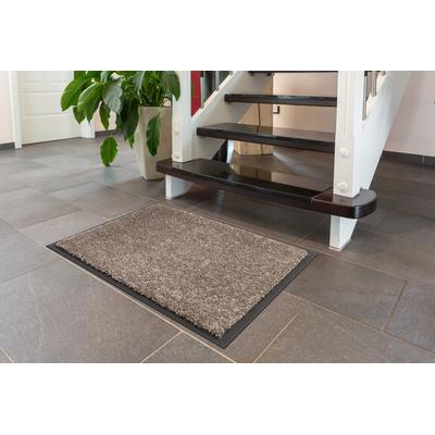 Fußmatte ASTRA "Perle", grau (taupe), B:80cm H:9mm L:120cm, Kunstfaser, Teppiche, Türmatte, Schmutzfangmatte, waschbar, In und Outdoor Image