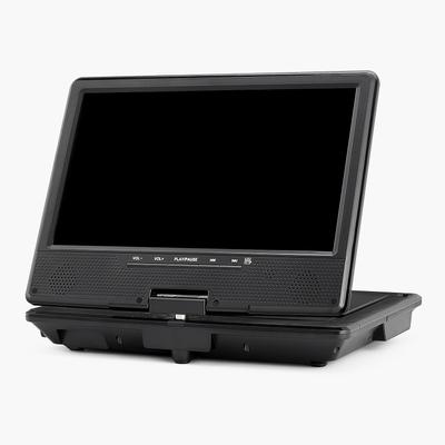 UIMOSO Portable DVD Player, HD Swivel Display Screen, Built-in Rechargeable Battery, Dual Speakers, Support Sync TV/USB/SD Card