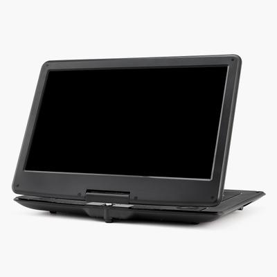 UIMOSO Portable DVD Player, HD Swivel Display Screen, Built-in Rechargeable Battery, Dual Speakers, Support Sync TV/USB/SD Card