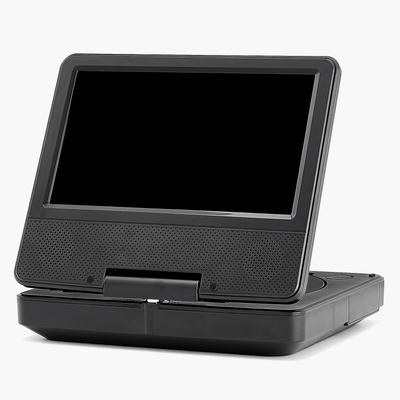 UIMOSO Portable DVD Player, HD Swivel Display Screen, Built-in Rechargeable Battery, Dual Speakers, Support Sync TV/USB/SD Card