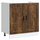 vidaXL Spülenunterschrank Porto Räuchereiche 80x46x81,5 cm