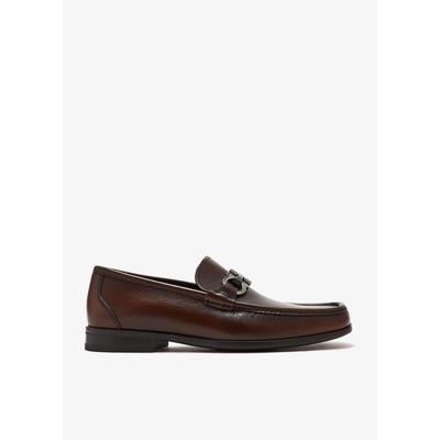 Gancini Loafers - Brown - Ferragamo Slip-Ons
