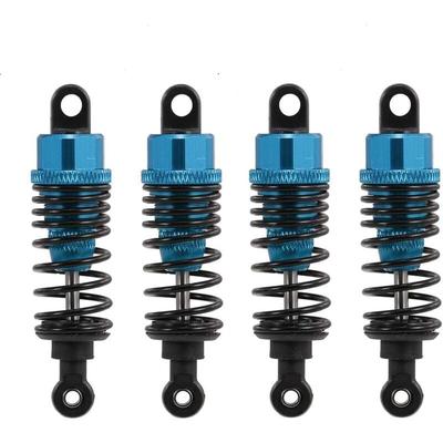 4er-Pack verstellbare Metall-Stoßdämpfer vorne und hinten, 60 mm (blau, 60 mm) Image