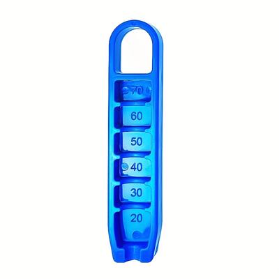 TEMU Adjustable Golf Tee Depth Setting Tool With Puller - , Precision Height Adjustment, Durable Abs - Ideal For Consistent Tee Placement, Perfect Father's Day Gift, Golf Training Accessory Image