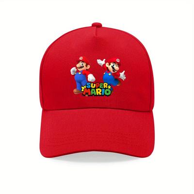 TEMU 1pc . Baseball Cap - Vibrant . Design, High-elasticity , Parties, Night Rides & Casual Wear, Hand Wash Only, Party Accessory | Graphic Cap | Durable Headgear, . Birthday Party Supplies Image