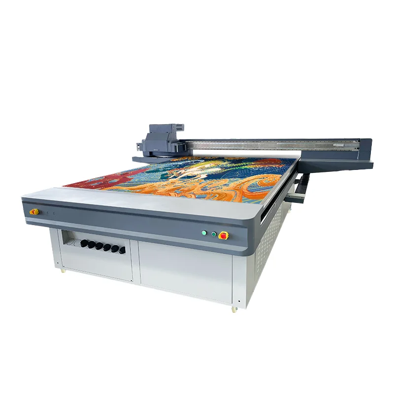 Digitaler Tintenstrahldrucker 6090 1610 A0 A1 YC2030 Großformat-UV-Drucker 4 * 8 Industrielle Glas- und Keramikfliesen-Druckmaschine Image