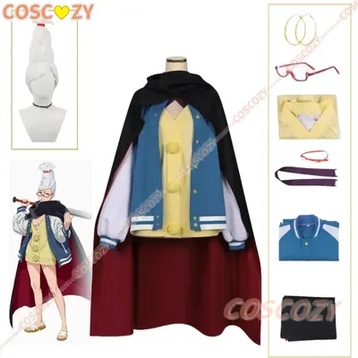 Seiko Ayase Cosplay Kostüm Perücke Anime Dandadan Cosplay Frauen Weihnachten DAN DA DAN Kostüm Prop Seiko Ayase Cosplay Umhang Outfits Image