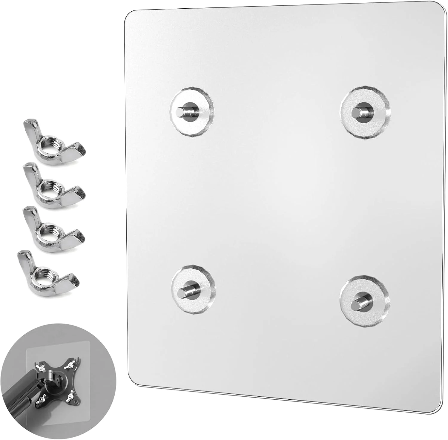 1pc Klebeband für Desktop LED LCD Monitor Halter Arm Verlängerung VESA Adapter Befestigungs Halterung Display Halterung Kein Montage loch Image