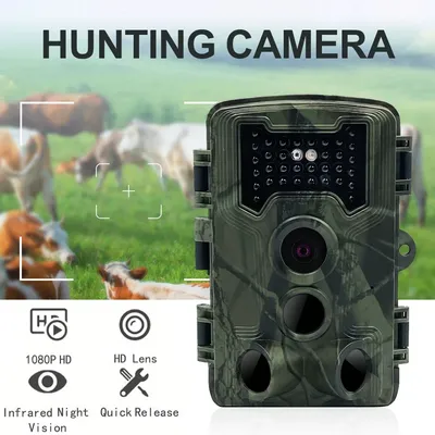 Wildlife Scouting Jagd Trail Kamera 36MP 1080P Nachtsicht Wildlife Kamera Mit Bewegung Aktiviert Outdoor Trail Cam Trigger
