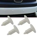 4 pezzi Nylon bianco Tuning per auto 6-7mm foro parafango tappi paraurti Set fori targa anteriore tappi di copertura accessori auto universale