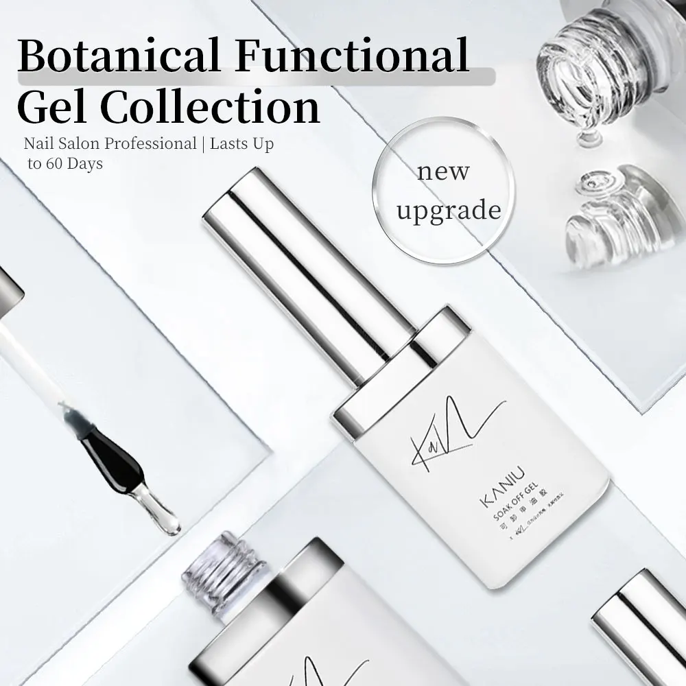 Kaniu 12 ml langlebiger, klarer, nicht abwischbarer, glänzender Gel-Mantel, erstklassiges Must-Have für Nagelliebhaber für die Gel-Nagelpflege Image