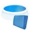 Couverture de piscine solaire, couverture de couverture solaire de piscine, film isolant de piscine en air ouvert, film à bulles, housse de protection