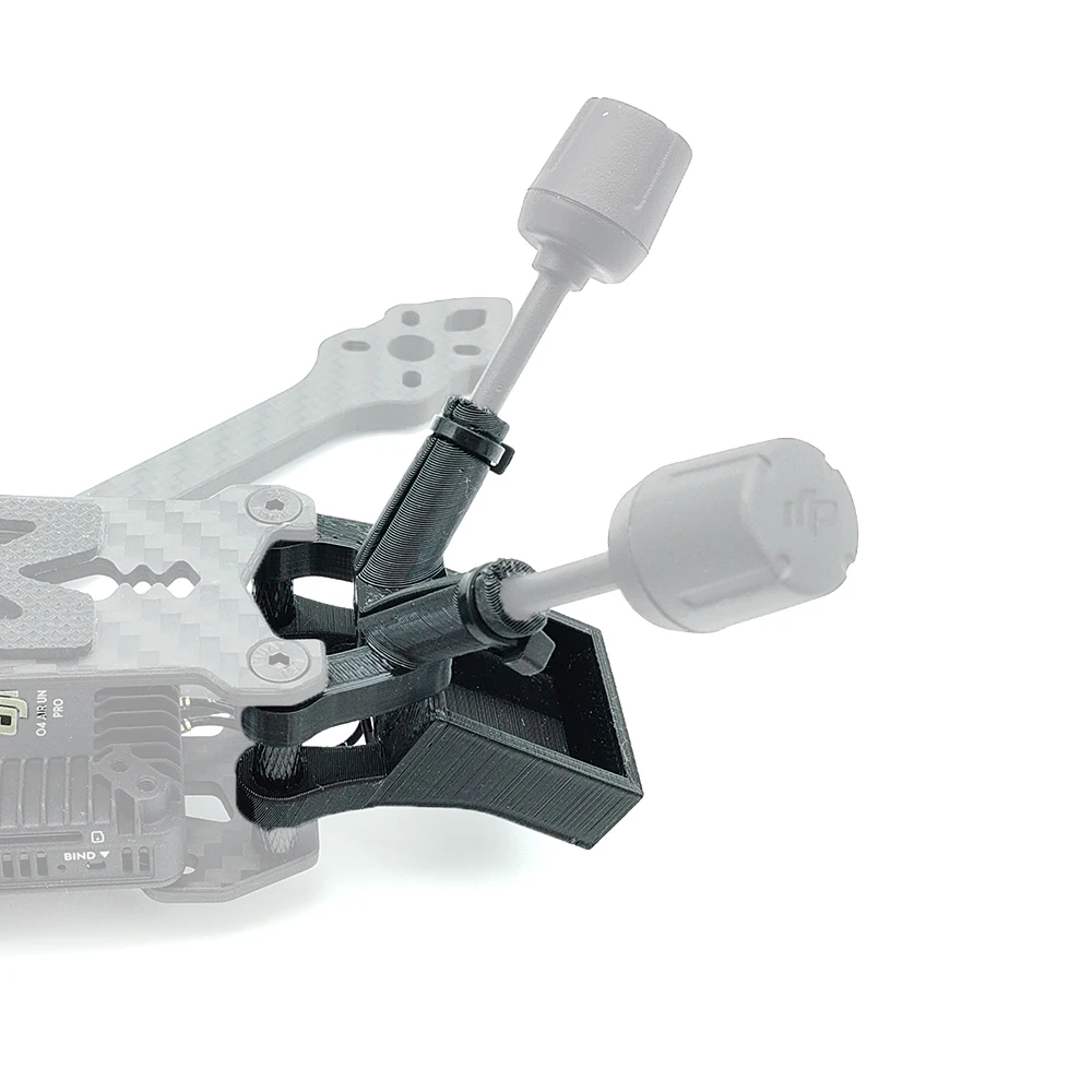 O4 pro Universal-Antennenhalterung, GPS-Modul, feste Halterung, Sitz, 3D-gedruckte Teile, 20–30 mm Heckabstand für DJI O4pro UFL