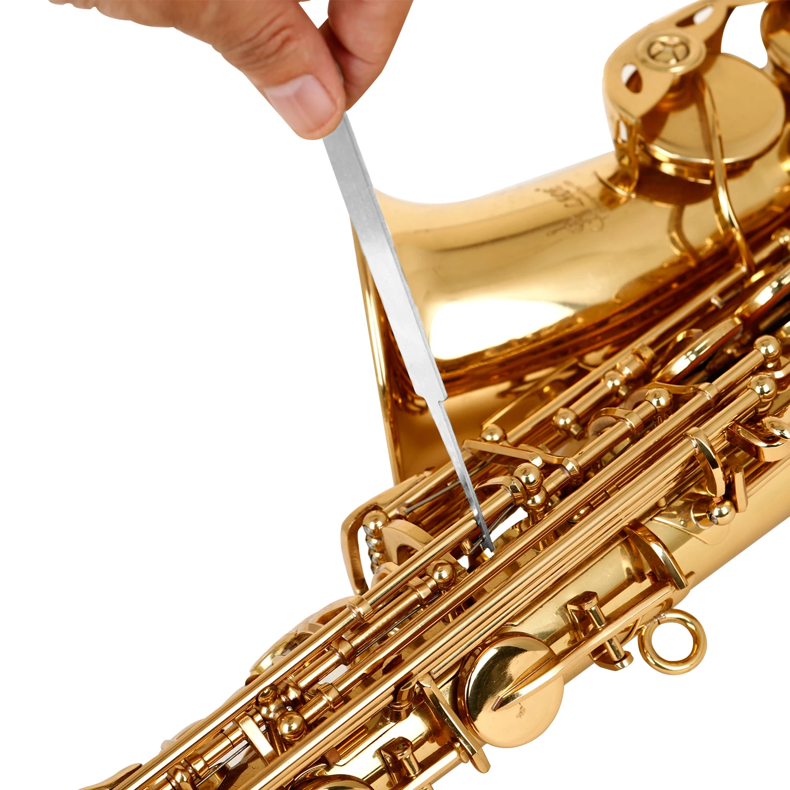 Saxophon Reparatur Werkzeuge Edelstahl Sax Frühling Haken Klarinette Flöte Universal Professionelle Holzblasinstrumente Reparatur Werkzeuge Image