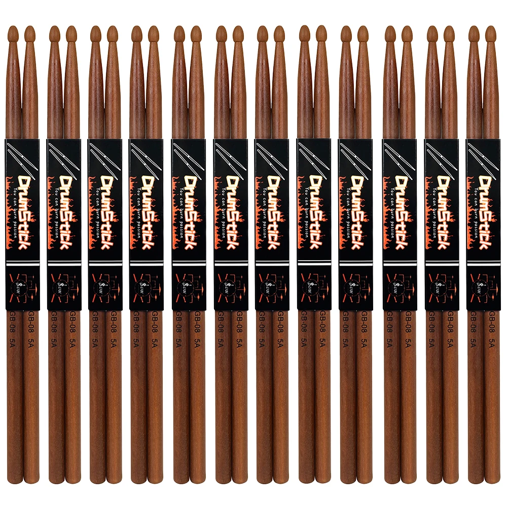 Slade GB-08 1 Paar 5a Drumsticks Mahagoni Drum Sticks Drum Mallets profession elle Percussion Musik instrument Teile & Zubehör Image