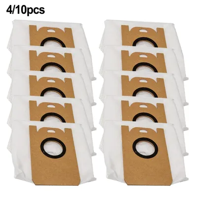 10/4PCS Große Kapazität Staub Taschen Vlies Stoffe Staub Taschen Für Redkey R10 Roboter Staubsauger Ersatz zubehör Image