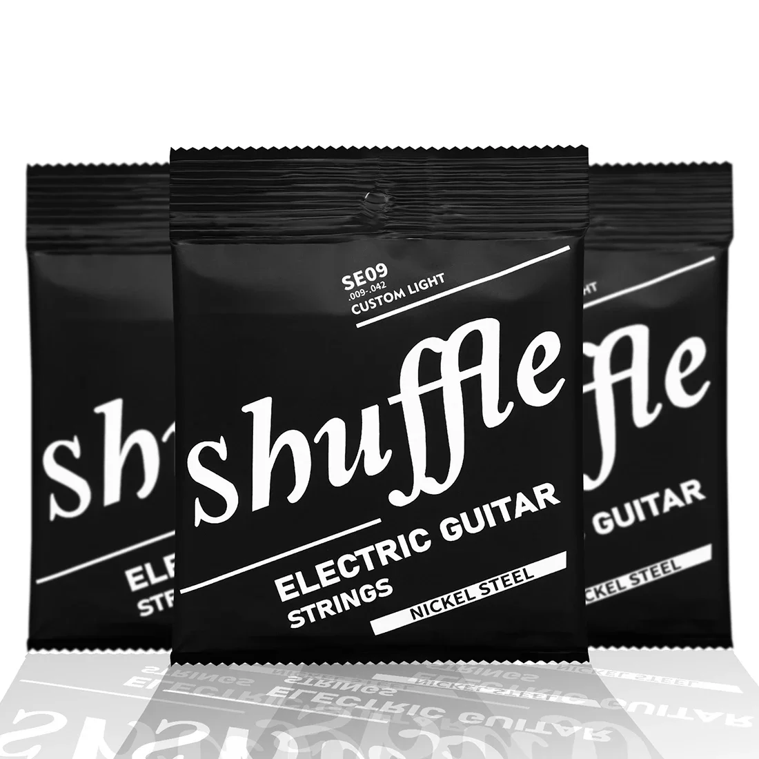 Shuffle Se09 E-Gitarren saiten High Carbon Stahl kern Nickel Stahl Wicklung Gitarren saiten Gitarren teile & Zubehör