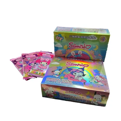 The Kuromi Melody Series Heart Joy Bag Collection Card Color Card Series comes with a random box of 32 bags and a random bag of