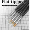 Stedi 5Pcs Model Painting Brushes Military Scale Models Hand Painting Touch Up Kit for Gundam Tank Aircraft Craft Hobby Supplies