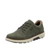 Sneaker RIEKER, Herren, Gr. 47, moosgrün, braun, Lederimitat, unifarben, sportlich, Schuhe, Halbschuh, Schnürschuh, Casual Sneaker mit weichem Schaftrand, TEX