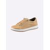 Sneaker ANDREA CONTI, Damen, Gr. 40, braun (camel), Leder, Rindsleder, Glattleder, modisch, Schuhe