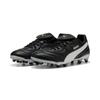 Fußballschuh PUMA "KING LIGA FG/AG", Gr. 43, schwarz-weiß (puma schwarz, puma weiß, puma silber), Synthetik, sportlich, Schuhe
