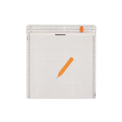 buttinette Falzbrett mit Schneideleiste, 34,5 x 36,5 cm Image