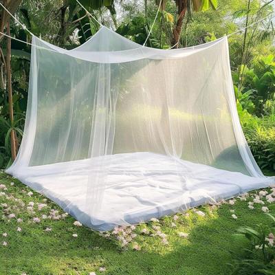 Jalleria - Moskitonetz 220 x 200 x 200 cm, Bett-Moskitonetz, Reise-Moskitonetz, feines und Image