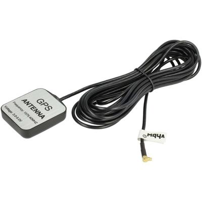 vhbw GPS Antenne kompatibel mit AKTRONIX BT Navi mit MMCX-Anschluss - Magnetfuß, 5 m, Schwarz Image