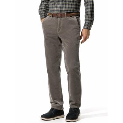 Walbusch Herren Gürtel-Cord Chinohose Grau Image