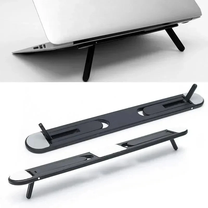 Laptop Ständer Für MacBook Air Pro Unterstützung Tablet Tragbare Notebook Stand Mini Riser Faltbare Laptops Halter Kühlung Halterung Image