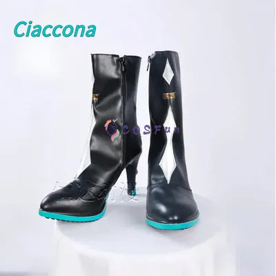 Wuthering Waves Ciaccona Cosplay High Heel Schuhe Stiefel Anime Charakter Halloween Karneval Party Prop Onlycos Image