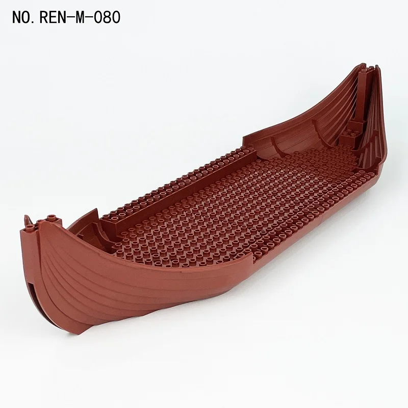 Piratenschiff Basis Zubehör Szene Figuren Kreative Kinder Montieren Bau Partikel Bausteine Ziegel Spielzeug MG-M-080 Image