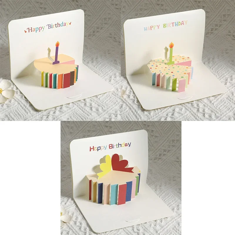Geburtstags-Grußkarten, 3D-Pop-Up-Geschenkkarte, Geschenkkarten mit Umschlag, Hochzeitsdekorationen für Tische, Grußkarten, Geschenkkarten Image