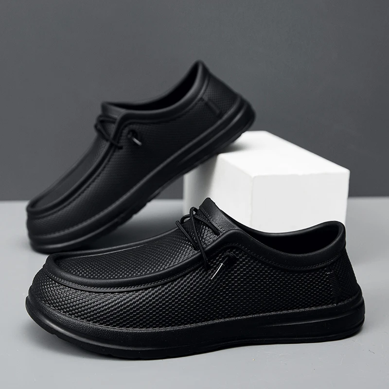 Männer Küche Schuhe Nicht-slip Öl-beständig Chef Schuhe Mode Männer Casual Arbeit Schuhe Outdoor Sandalen Wasser Schuhe plus Größe 40-47
