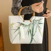 Stickerei Fransen Große Kapazität Griffe Handtasche Vintage Retro Chic Chinesischer Designer 26 cm lang * Breite 8,5 cm hoch * Höhe 22 cm 6