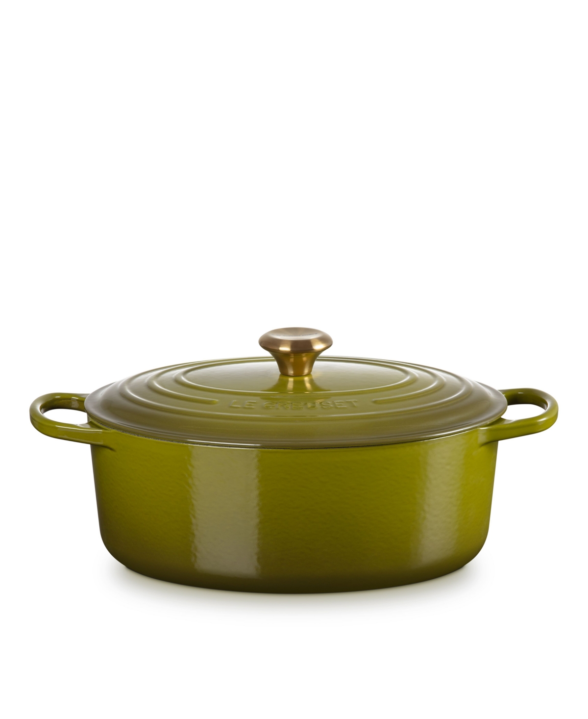 Le Creuset 6.75-Quart Signature Oval Dutch Oven - Olive