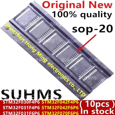 (10piece)100% New STM32F030F4P6 STM32F031F4P6 STM32F031F6P6 STM32F042F4P6 STM32F042F6P6 STM32F070F6P6 TSSOP-20 Chipset