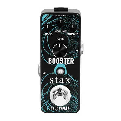 STAX LEF-318 Guitar Booster Pedal Pure Boost Effect Pedals Analog Pure Signal Amplification Sound Encouraging