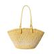 AMSOH Casual Rattan Large Capacity Tote Designer Wicker Woven Women Handbags Summer Beach Bali Straw Bag Lady Travel Big Basket Purse(6)