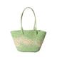 HGNOF Casual Rattan Large Capacity Tote Designer Wicker Woven Women Handbags Summer Beach Bali Straw Bag Lady Travel Big Basket Purse(8)