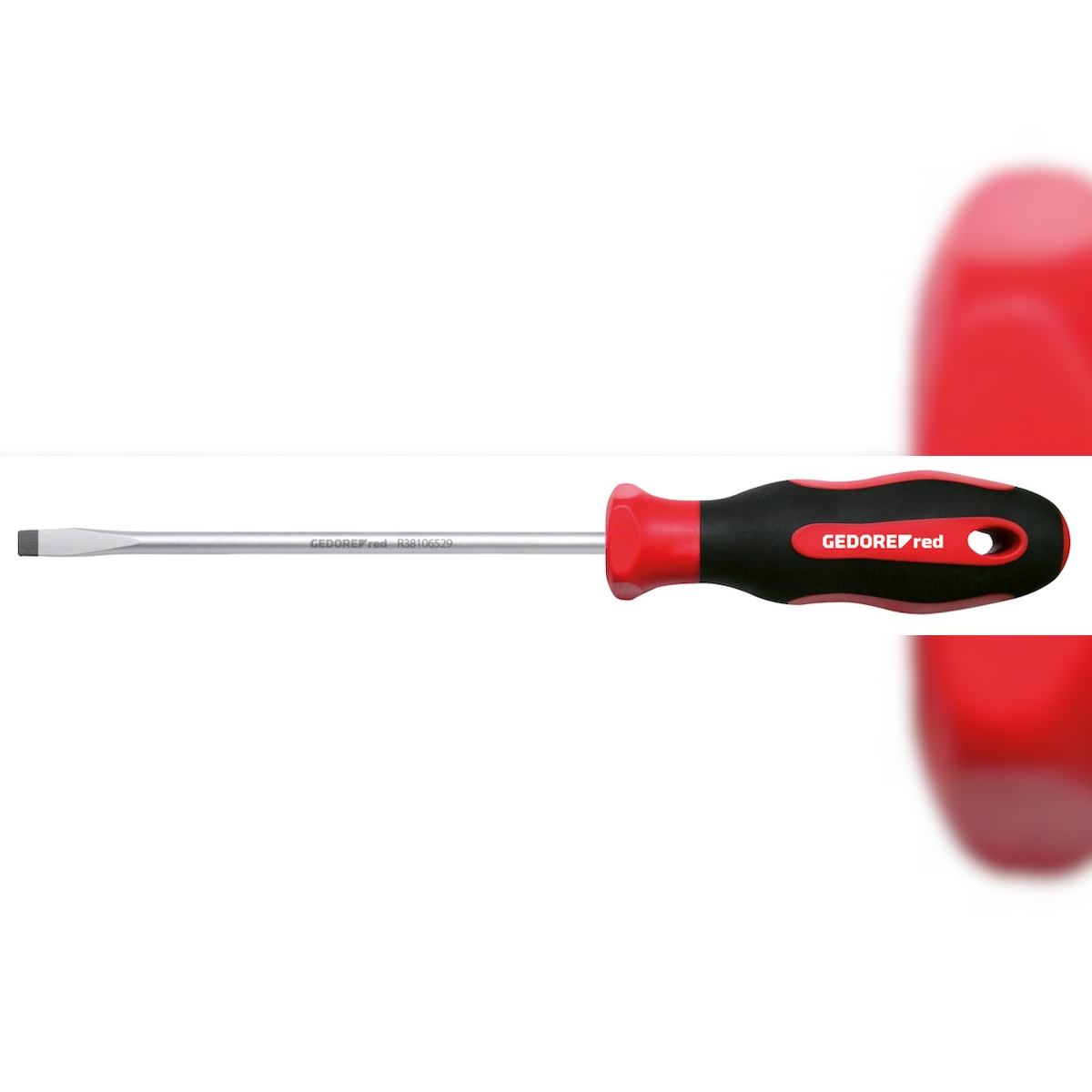 GEDORE red 2K-Schraubendreher Schlitz 6.5 mm 1.2x150 mm, R38106529 Image
