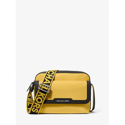 Michael Kors Lautner Medium Nylon Camera Crossbody Bag Yellow One Size