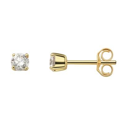 Paar Ohrhänger ONE ELEMENT "0.30 ct Diamant Brillant Ohrringe Ohrstecker", gold, Ohrringe, Damen, Damen, 0,3 ct, Gelbgold 585-Gold-Diamanten, Gelbgold 585, Gold, Diamanten, aus 585 Gelbgold – für Damen – elegant, modern & vielseitig kombinierbar Image