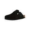 Slipper CRUZ "Corwin", Herren, Gr. 41, schwarz, Rindsleder, casual, Schuhe, aus atmungsaktivem Material