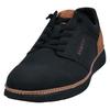 Slip-On Sneaker BUGATTI, Herren, Gr. 43, schwarz, Lederimitat, kontrastfarbene Details, sportlich, Schuhe, Halbschuh, Freizeitsneaker mit Perforation, elastische Schnürsenkel, Topseller