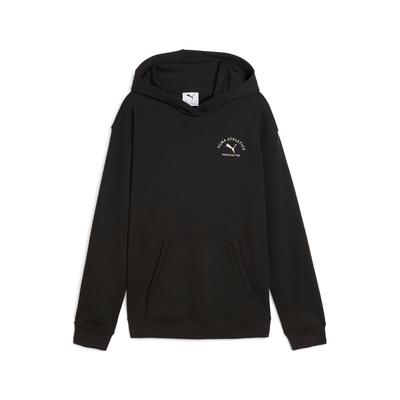 Kapuzensweatshirt PUMA "CLASS RELAXED HOODIE TR G", Kinder, Gr. 164, schwarz (puma schwarz), Sweatware, Obermaterial: 68% Baumwolle, 32% Polyester, unifarben, sportlich, relaxed fit normal, Langarm, Sweatshirts Image