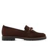 Tamaris Damen Mocca Braun Wildleder Loafer Schuhe
