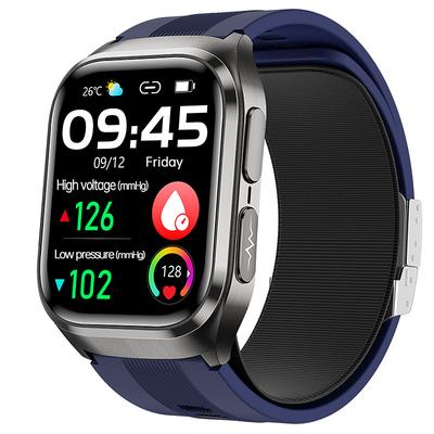 Air Pump Airbag Type Accurate Blood Pressure Testing ECG electrocardiogram Temperature Monitoring Pedometer Compatible Bluetooth call with Android iOS Women Men Long Standby